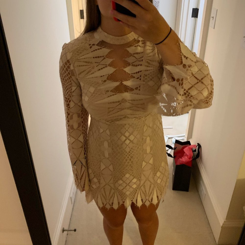 NWOT Free People Pink Detailed Dress